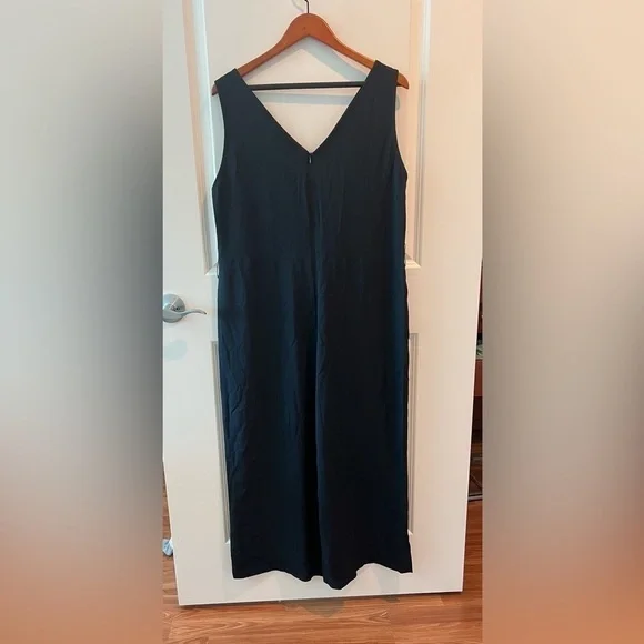 Everlane Japanese GoWeave Black Jumpsuit NWT